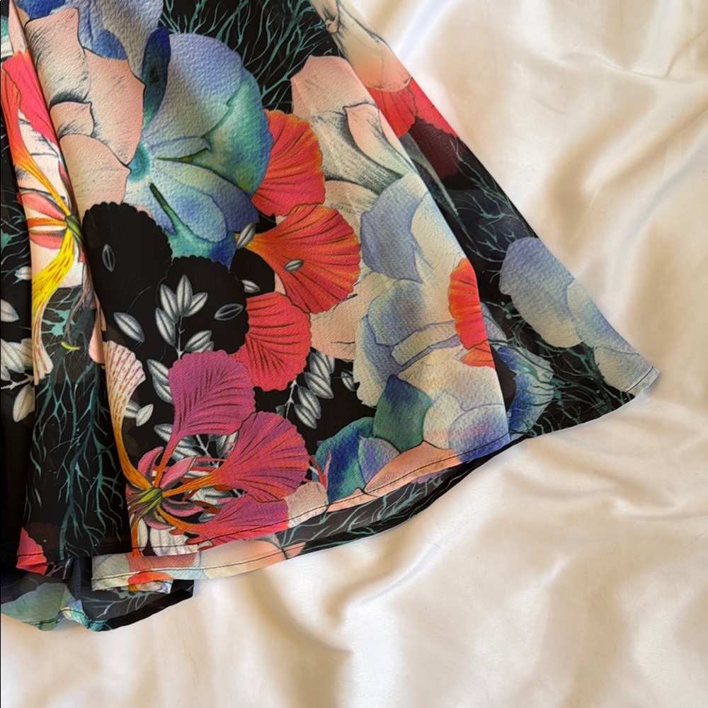 French Connection Floral Dress Multicolor size 2 - Picture 4 of 9